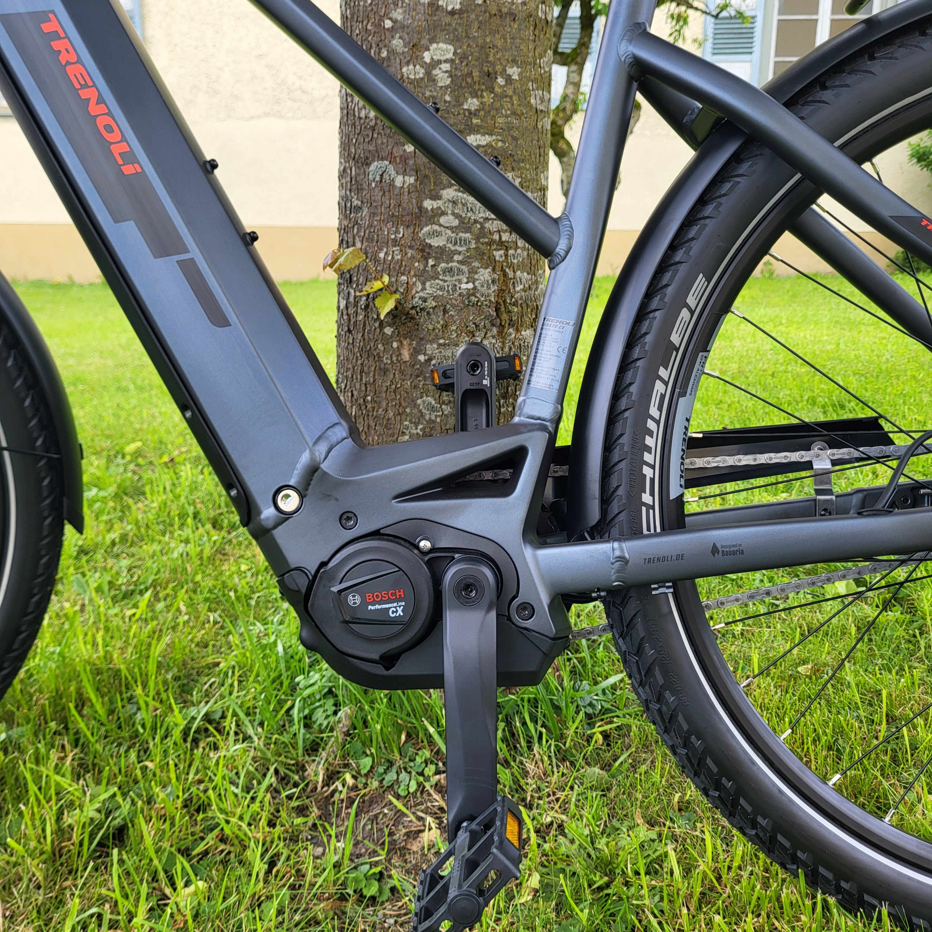 Trenoli TANARO CX SPORTIVO T ENVIOLO dark grey matt 2024 28" 750 Wh Trapez