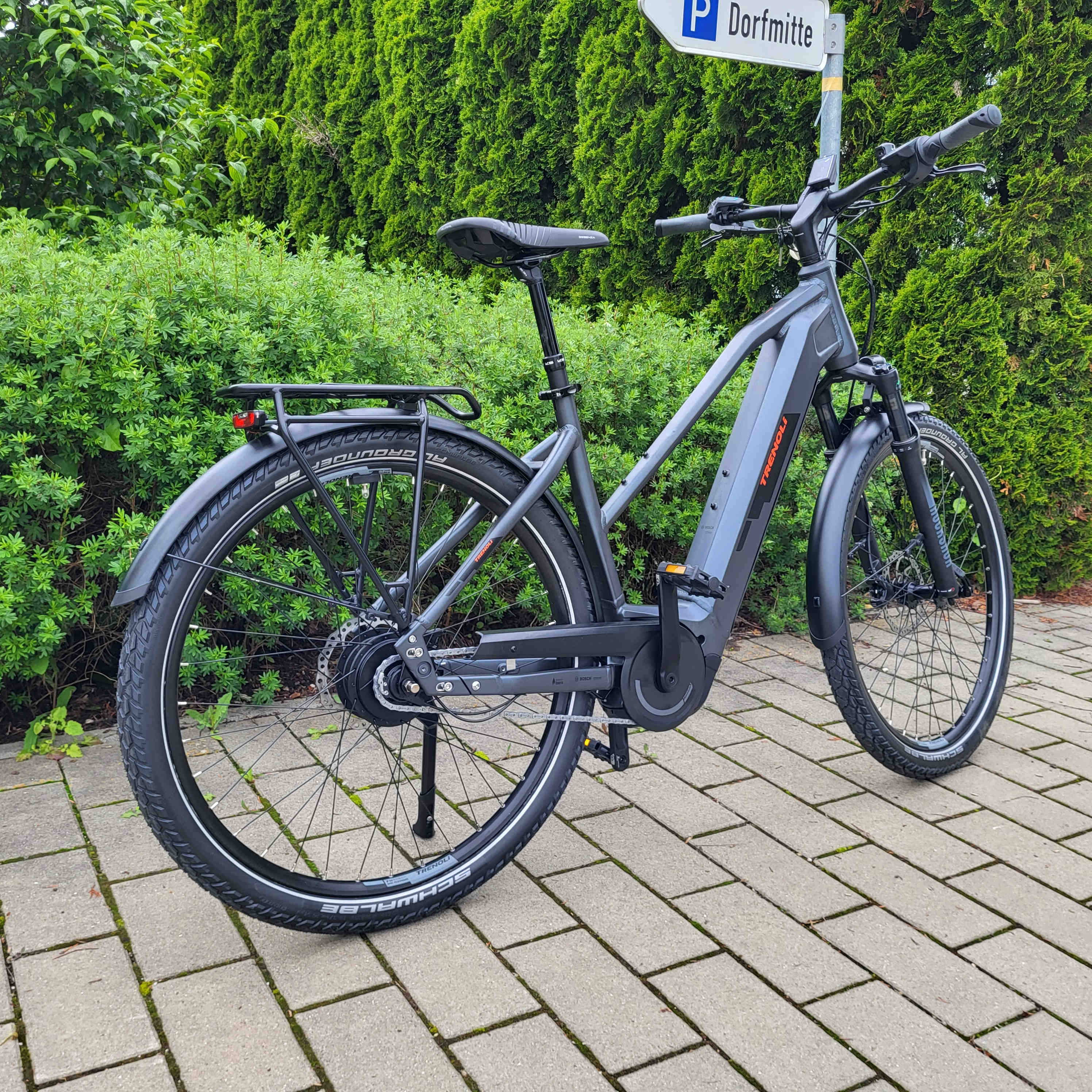 Trenoli TANARO CX SPORTIVO T ENVIOLO dark grey matt 2024 28" 750 Wh Trapez